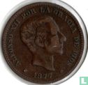 Spain 5 centimos 1877 (OM) - Image 1