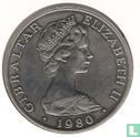 Gibraltar 1 crown 1980 "80th birthday of Queen Mother" - Image 1