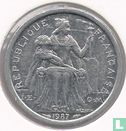 French Polynesia 1 franc 1987 - Image 1