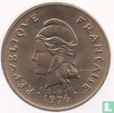 Polynésie française 100 francs 1976 - Image 1