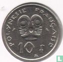 French Polynesia 10 francs 1967 - Image 2