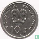 French Polynesia 10 francs 1973 - Image 2