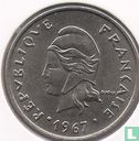 French Polynesia 20 francs 1967 - Image 1