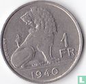 Belgium 1 franc 1940 - Image 1