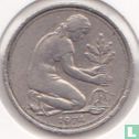 Germany 50 pfennig 1974 (F - large F) - Image 1