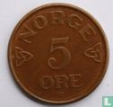 Norwegen 5 Øre 1954 - Bild 2