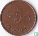 Finland 5 penniä 1922 - Image 2