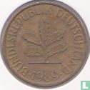 Germany 10 pfennig 1989 (G) - Image 1