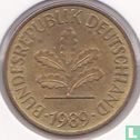 Allemagne 5 pfennig 1989 (J) - Image 1