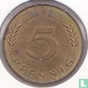 Duitsland 5 pfennig 1989 (J) - Afbeelding 2