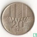 Pologne 20 zlotych 1976 - Image 2