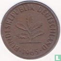 Allemagne 2 pfennig 1965 (J) - Image 1