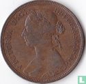 Royaume-Uni ½ penny 1886 - Image 2