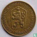 Tsjecho-Slowakije 1 koruna 1986 - Afbeelding 1