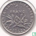 France 1 franc 1962 - Image 1