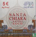 Italië 5 euro 2010 (PROOF) "Santa Chiara - Napoli" - Afbeelding 3
