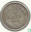 Lettonie 1 lats 1924 - Image 1