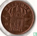 België 50 centimes 1990 (FRA) - Afbeelding 1