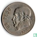 Mexico 1 peso 1975 (korte datum) - Afbeelding 1