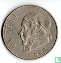 Mexico 1 peso 1980 (gesloten 8) - Afbeelding 1