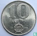 Hongarije 10 forint 1976 - Afbeelding 1