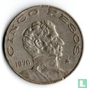 Mexique 5 pesos 1976 (grande date) - Image 1