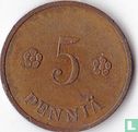 Finland 5 penniä 1940 - Afbeelding 2