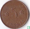 Finland 5 penniä 1930 - Afbeelding 2