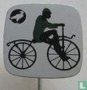 Cyclist on boneshaker [green] - Image 1