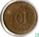 Finlande 10 penniä 1969 - Image 2