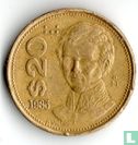 Mexico 20 pesos 1985 (smalle datum) - Afbeelding 1
