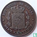 Spain 10 centimos 1877 - Image 2