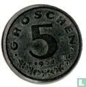 Autriche 5 groschen 1962 - Image 1