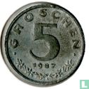 Oostenrijk 5 groschen 1987 - Afbeelding 1