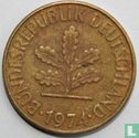 Germany 10 pfennig 1974 (F) - Image 1