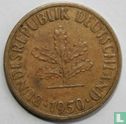Duitsland 5 pfennig 1950 (J - grote J) - Afbeelding 1