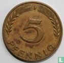 Germany 5 pfennig 1950 (J - big J) - Image 2