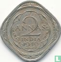 British India 2 annas 1946 (Bombay) - Image 1
