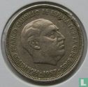 Spain 5 pesetas 1957 (61) - Image 2