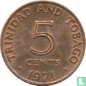 Trinidad und Tobago 5 Cent 1971 (ohne FM) - Bild 1