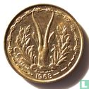 États d'Afrique de l'Ouest 5 francs 1968 - Image 1