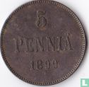 Finlande 5 penniä 1899 - Image 1