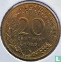Frankrijk 20 centimes 1980 - Afbeelding 1