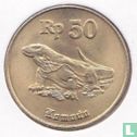Indonésie 50 rupiah 1996 - Image 2