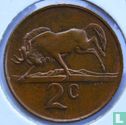South Africa 2 cents 1987 - Image 2