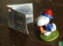 Snoopy with blue shirt and red and blue cap - Image 1