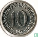 Yougoslavie 10 dinara 1988 - Image 1