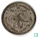 Pakistan ¼ roupie 1948 - Image 1