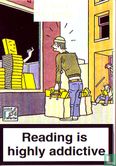 Joost Swarte - Reading is highly addactive - Afbeelding 1
