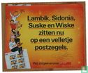 Lambiek, Sidonia, Suske en Wiske zitten nu op een velletje postzegels. - Afbeelding 1